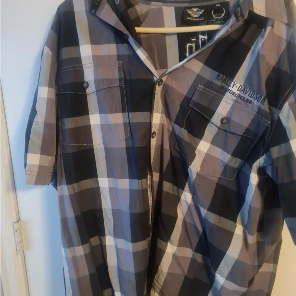 Men’s Harley Davidson button up shirt XXL